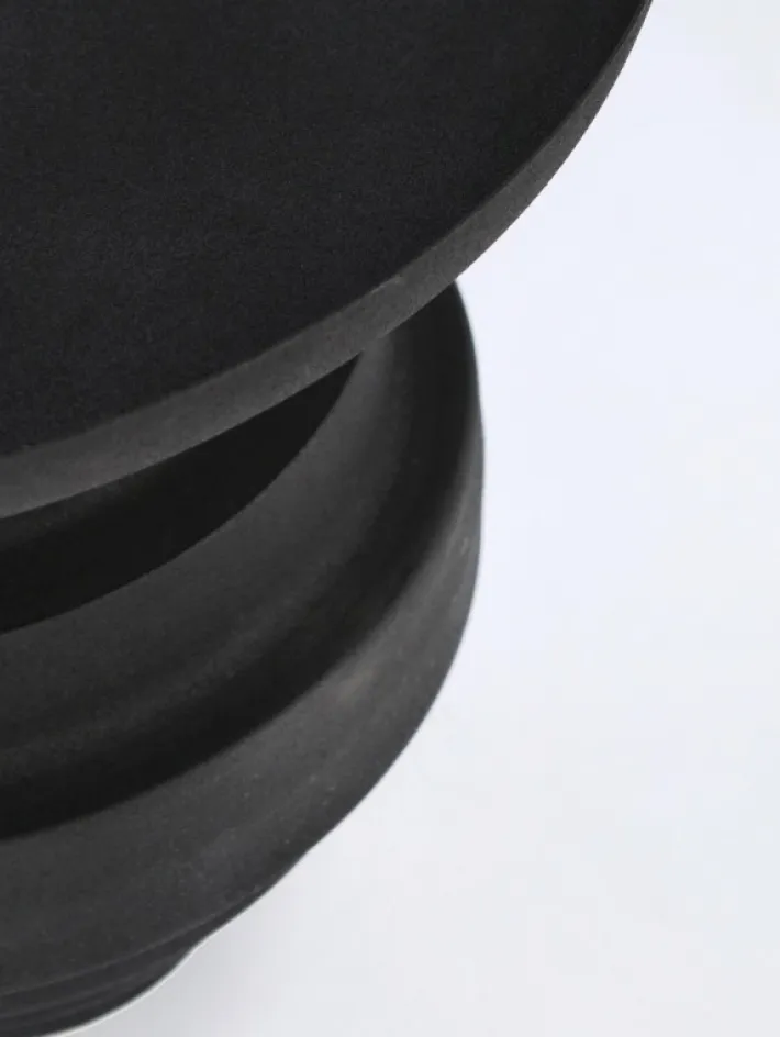 Bizzotto Tavolini>TAVOLINO IN ACCIAIO NERO - AMBA