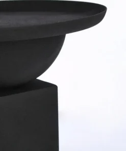 Bizzotto Tavolini>TAVOLINO IN ACCIAIO NERO - ALKA