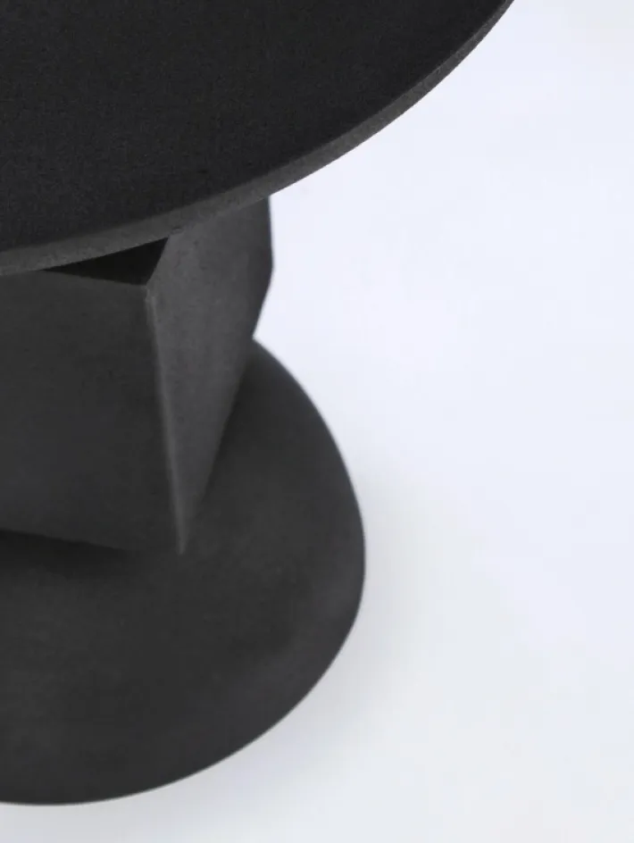 Bizzotto Tavolini>TAVOLINO IN ACCIAIO NERO - ALKA