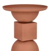 Bizzotto Tavolini>TAVOLINO IN ACCIAIO TERRACOTTA - ALKA