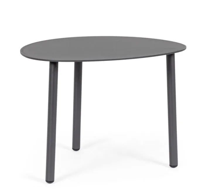 Bizzotto Tavolini>TAVOLINO IN ALLUMINIO ANTRACITE QS22 - SPARKY