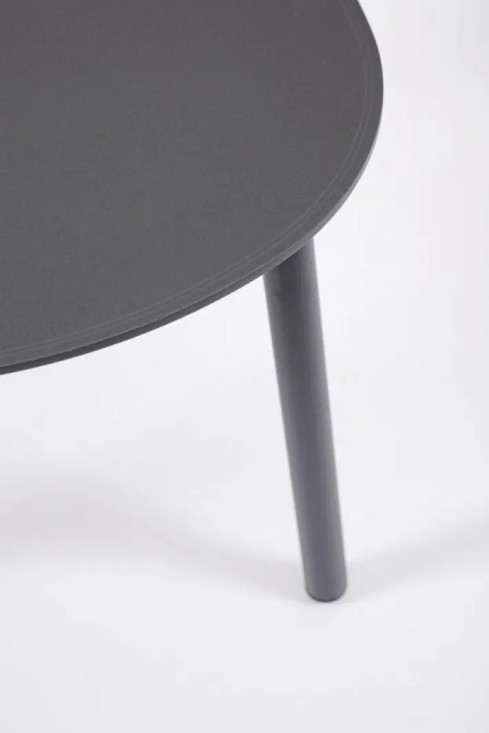 Bizzotto Tavolini>TAVOLINO IN ALLUMINIO ANTRACITE QS22 - SPARKY