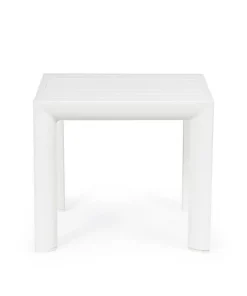 Bizzotto Tavolini>TAVOLINO IN ALLUMINIO BIANCO GK50 - CRUISE