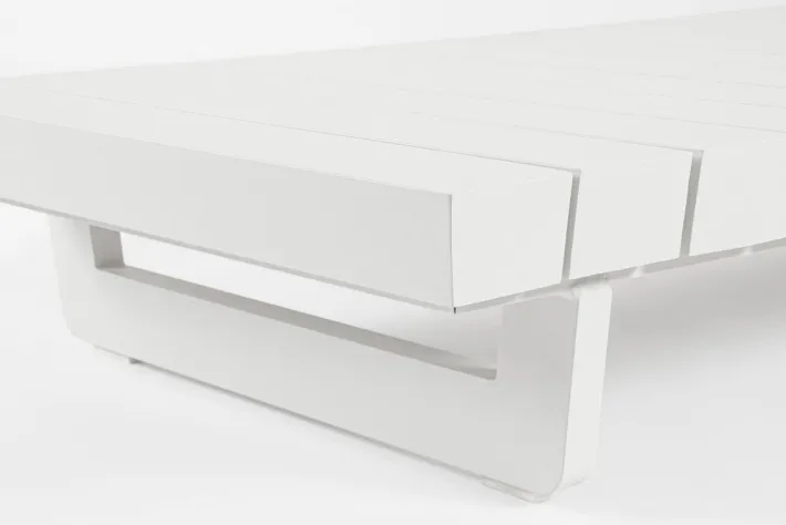 Bizzotto Tavolini>TAVOLINO IN ALLUMINIO BIANCO WG20 - INFINITY