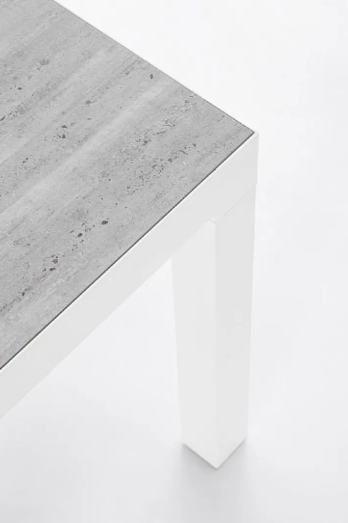 Bizzotto Tavolini>TAVOLINO IN ALLUMINIO BIANCO JX11 - KLEDI