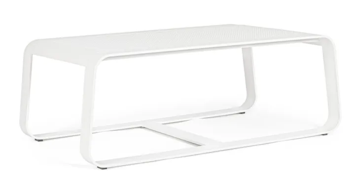 Bizzotto Tavolini>TAVOLINO IN ALLUMINIO BIANCO YK11 - MERRIGAN