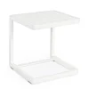 Bizzotto Tavolini>TAVOLINO IN ALLUMINIO BIANCO CX21 - KONNOR