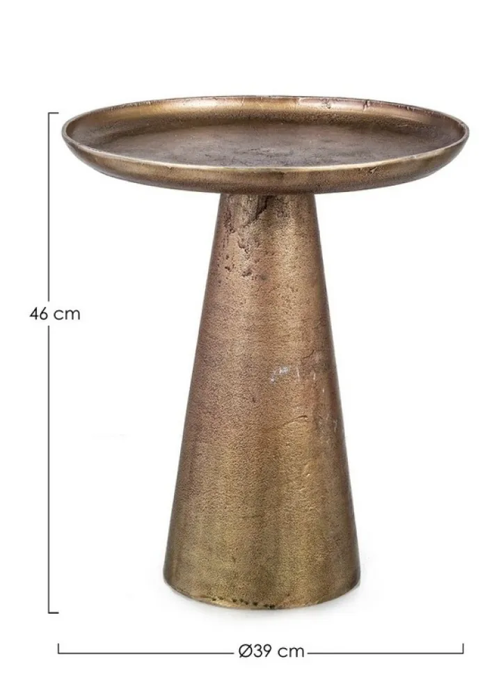 Bizzotto Tavolini>TAVOLINO IN ALLUMINIO D39 - KULVIR