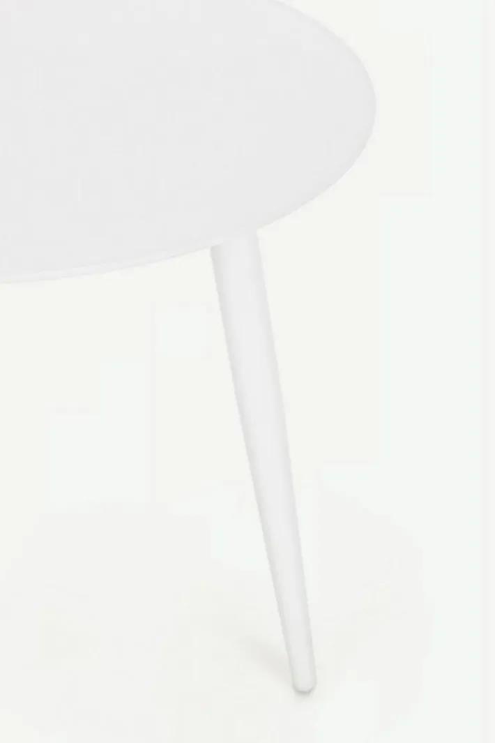 Bizzotto Tavolini>TAVOLINO IN ALLUMINIO D50 BIANCO YK11 - RIDLEY
