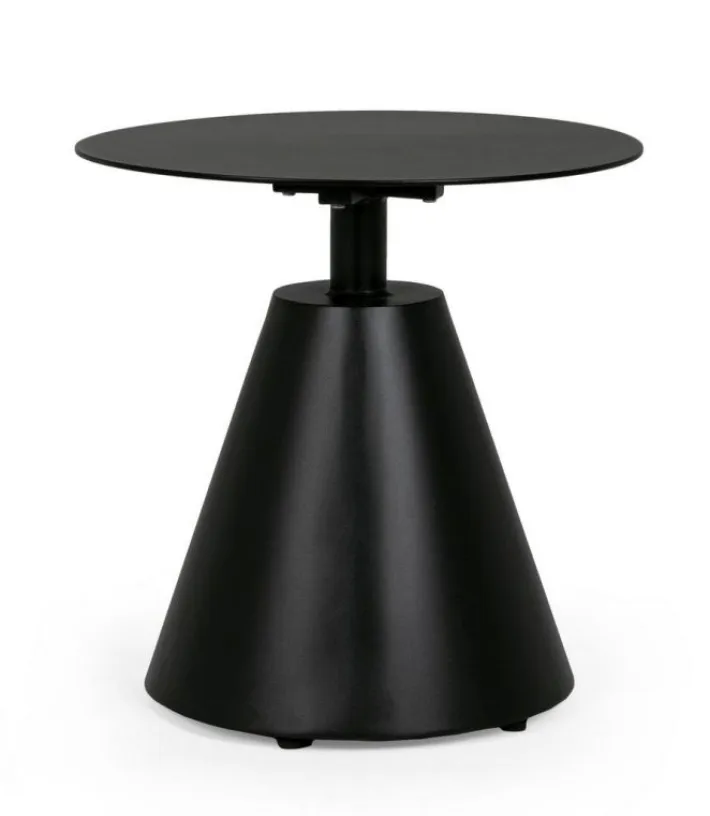 Bizzotto Tavolini>TAVOLINO IN ALLUMINIO D50 NERO XK0Y - ALOHA