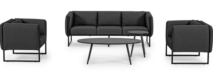 Bizzotto Tavolini>TAVOLINO IN ALLUMINIO 119X58 - SPACE
