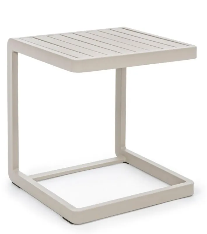 Bizzotto Tavolini>TAVOLINO IN ALLUMINIO 40X40 - KONNOR RASTIN