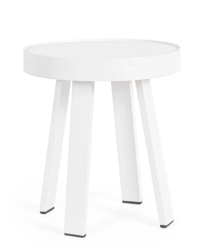 Bizzotto Tavolini>TAVOLINO IN CORDA BIANCO QS20 - SPYRO