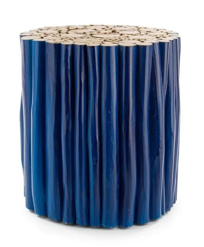 Bizzotto Tavolini>TAVOLINO IN LEGNO BLU- GUADALUPE