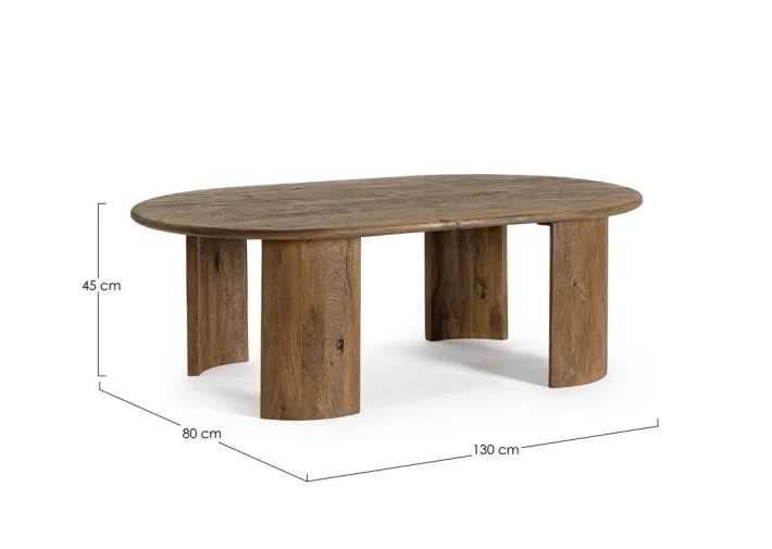 Bizzotto Tavolini>TAVOLINO IN LEGNO BROWN - ORLANDO