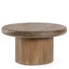 Bizzotto Tavolini>TAVOLINO IN LEGNO BROWN D75 - LOPEZ