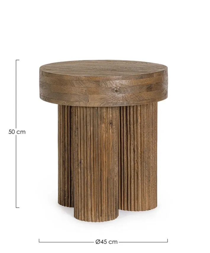Bizzotto Tavolini>TAVOLINO IN LEGNO BROWN D45 - DACCA