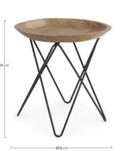 Bizzotto Tavolini>TAVOLINO IN LEGNO D50 - ZAHIRA