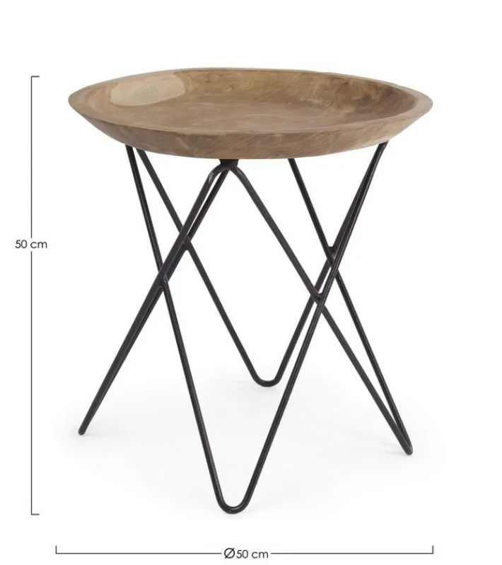 Bizzotto Tavolini>TAVOLINO IN LEGNO D50 - ZAHIRA