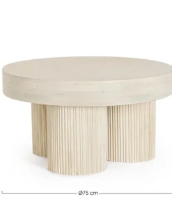 Bizzotto Tavolini>TAVOLINO IN LEGNO NATURALE D75 - DACCA