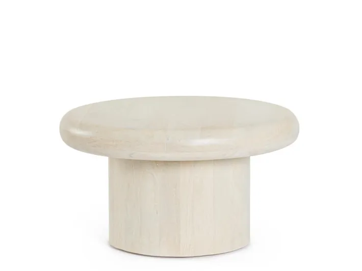 Bizzotto Tavolini>TAVOLINO IN LEGNO NATURALE D60 - LOPEZ