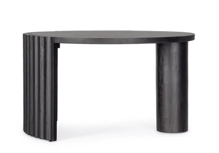 Bizzotto Tavolini>TAVOLINO IN LEGNO NERO D80 - ORISSA