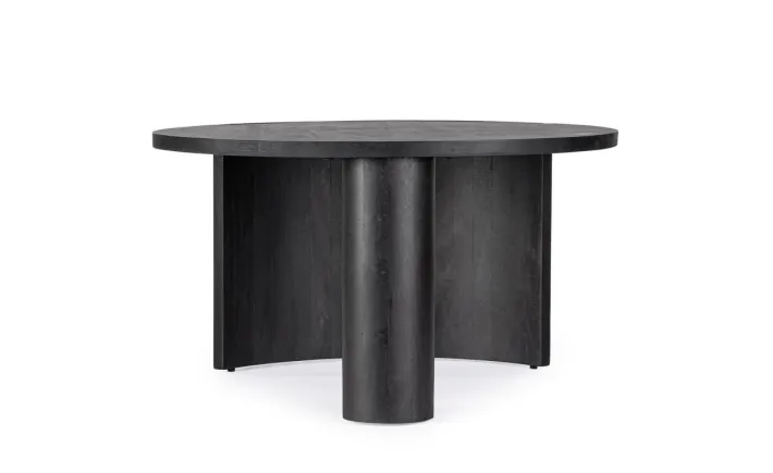 Bizzotto Tavolini>TAVOLINO IN LEGNO NERO D80 - ORISSA