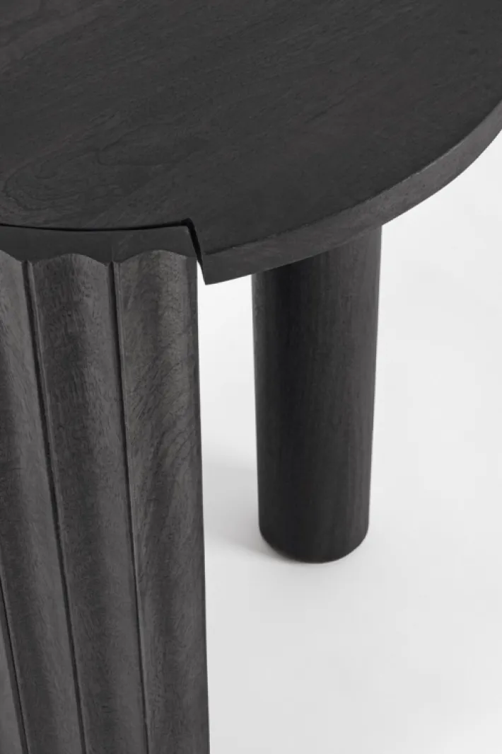 Bizzotto Tavolini>TAVOLINO IN LEGNO NERO D50 - ORISSA