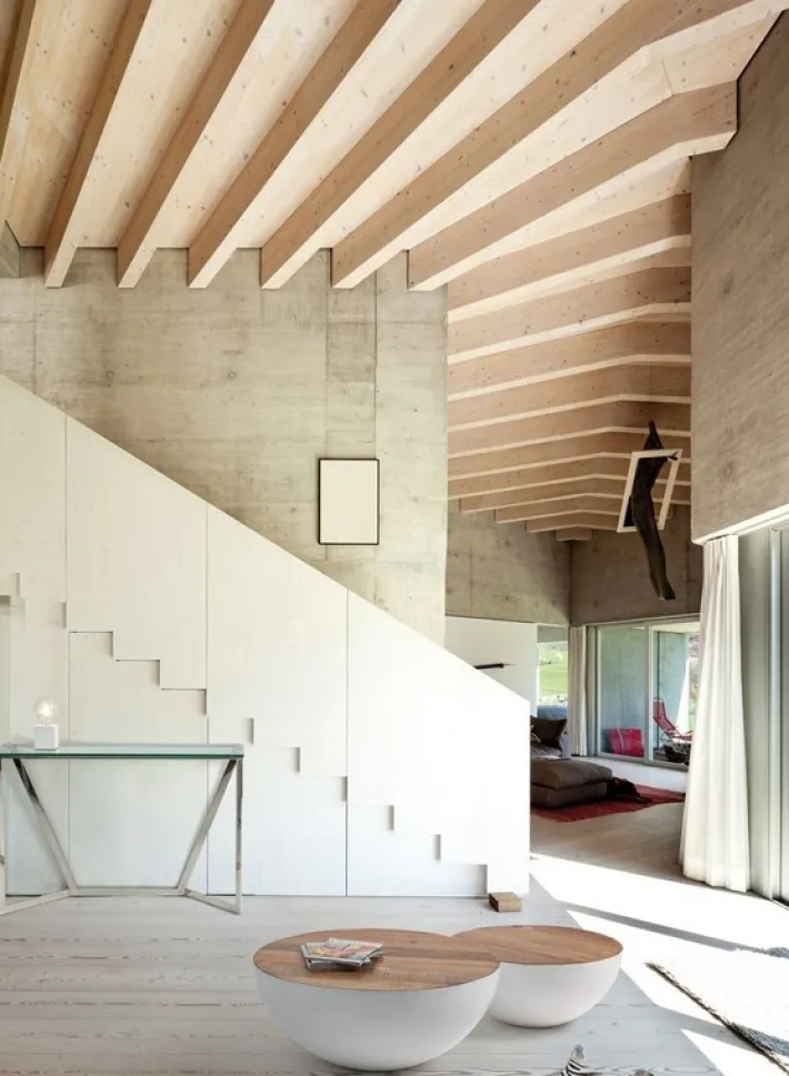 Bizzotto Tavolini>TAVOLINO IN LEGNO RICICLATO BIANCO D70 - LANCASTER