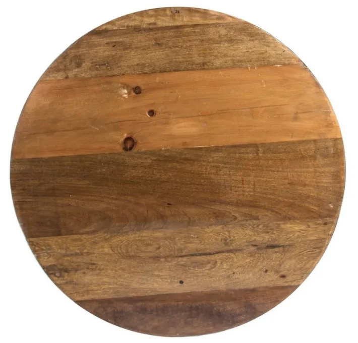 Bizzotto Tavolini>TAVOLINO IN LEGNO RICICLATO GRIGIO D90 - LANCASTER