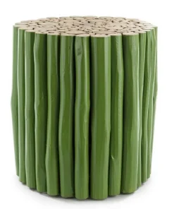 Bizzotto Tavolini>TAVOLINO IN LEGNO VERDE - GUADALUPE