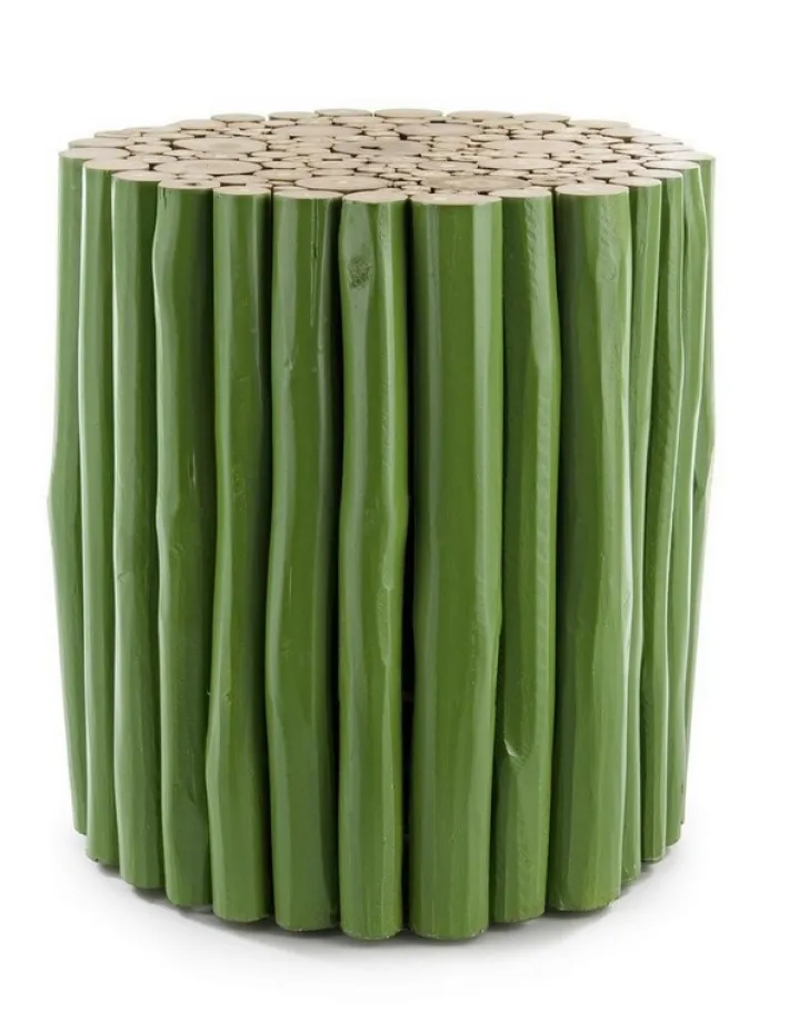 Bizzotto Tavolini>TAVOLINO IN LEGNO VERDE - GUADALUPE