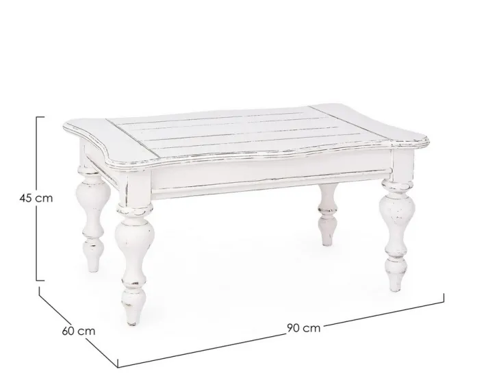 Bizzotto Tavolini>TAVOLINO IN LEGNO 60X90 - COLETTE