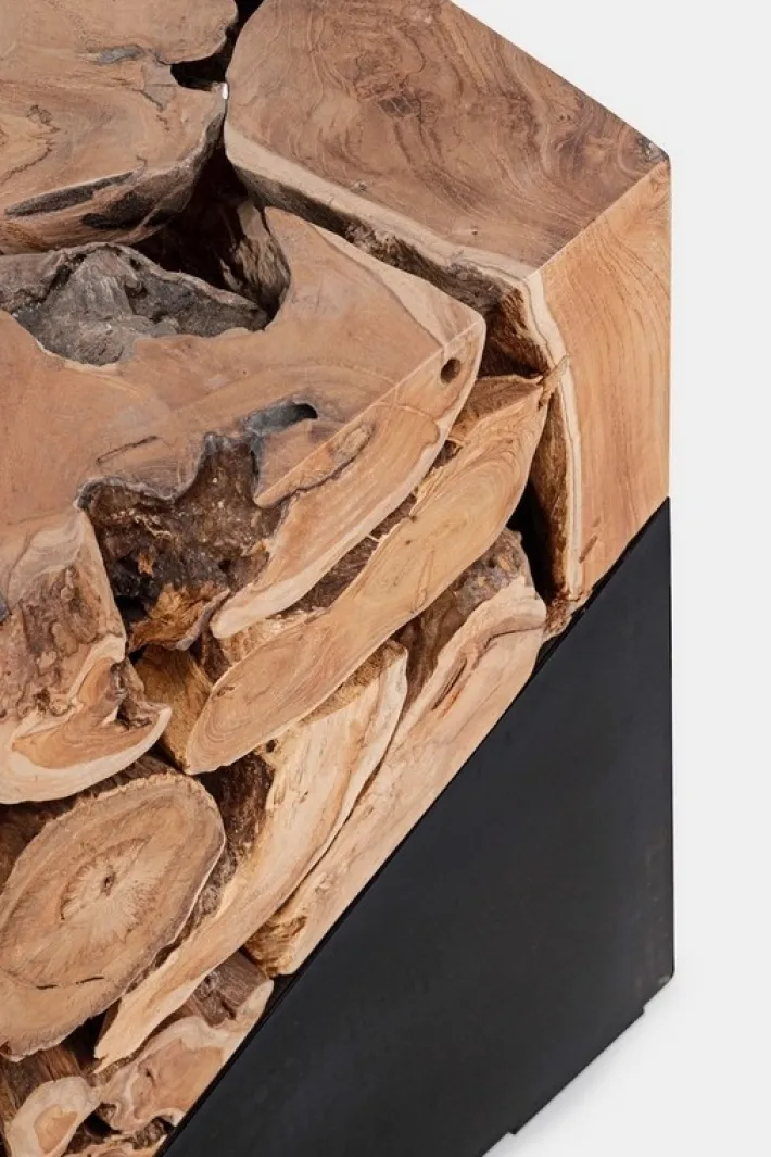 Bizzotto Tavolini>TAVOLINO IN LEGNO 40X40 - GRENADA
