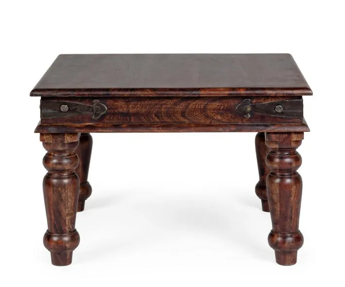 Bizzotto Tavolini>TAVOLINO IN LEGNO 60X60 - JAIPUR