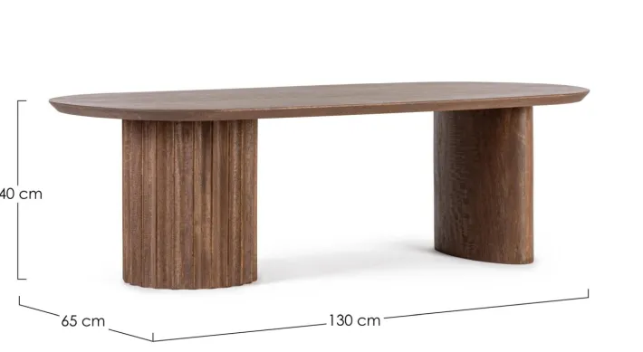 Bizzotto Tavolini>TAVOLINO IN LEGNO 130X65 - ORISSA