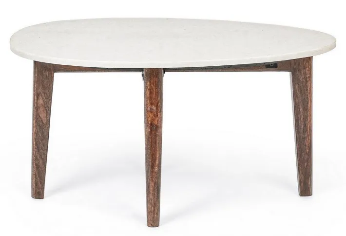 Bizzotto Tavolini>TAVOLINO IN MARMO 70X50 - SYLVESTER