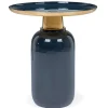 Bizzotto Tavolini>TAVOLINO IN METALLO BLU D40.5 - NALIMA