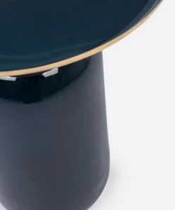 Bizzotto Tavolini>TAVOLINO IN METALLO BLU D40.5 - NALIMA