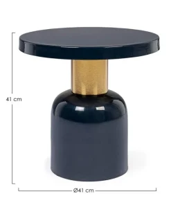 Bizzotto Tavolini>TAVOLINO IN METALLO BLU D41 - NALIMA