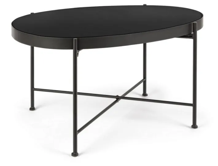 Bizzotto Tavolini>TAVOLINO IN METALLO NERO - RASHIDA
