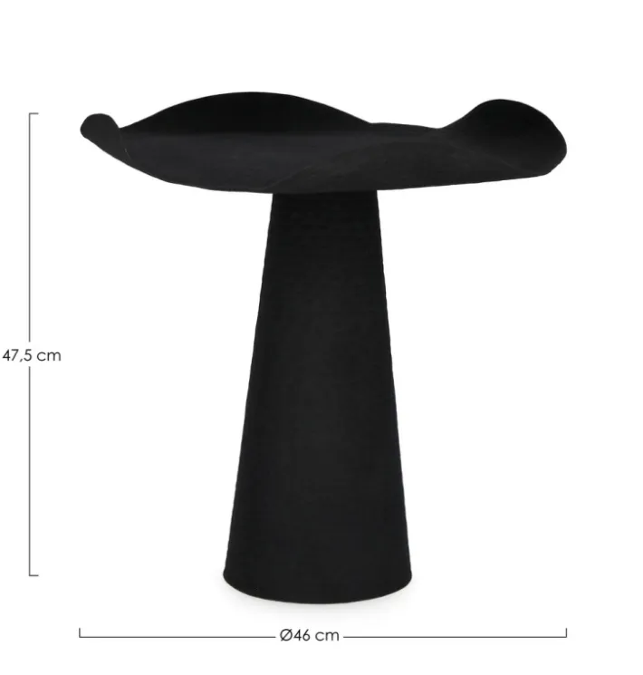 Bizzotto Tavolini>TAVOLINO IN METALLO NERO - LALITA