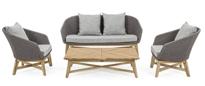 Bizzotto Tavolini>TAVOLINO IN TEAK - COACHELLA