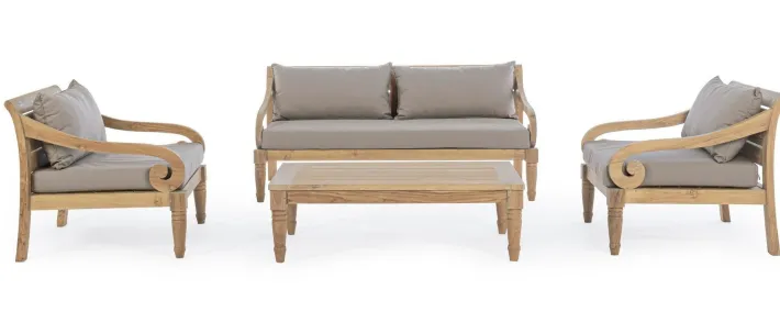 Bizzotto Tavolini>TAVOLINO IN TEAK - KARUBA FSC