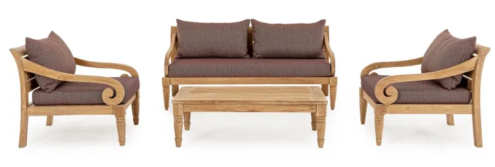 Bizzotto Tavolini>TAVOLINO IN TEAK - KARUBA FSC