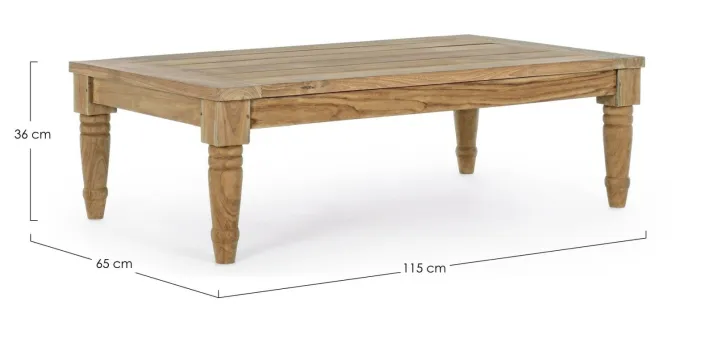 Bizzotto Tavolini>TAVOLINO IN TEAK - KARUBA FSC
