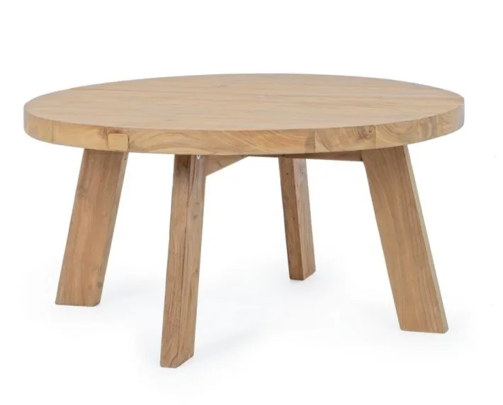 Bizzotto Tavolini>TAVOLINO IN TEAK RICICLATO D80 - BOLIVAR FSC