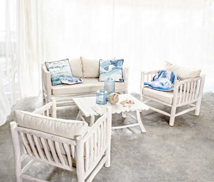 Bizzotto Tavolini>TAVOLINO IN TEAK 90X60 - SAHEL