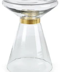 Bizzotto Tavolini>TAVOLINO IN VETRO CLEAR D36 - AZMIN