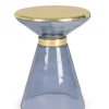 Bizzotto Tavolini>TAVOLINO IN VETRO GRIGIO D36 - MERIEL